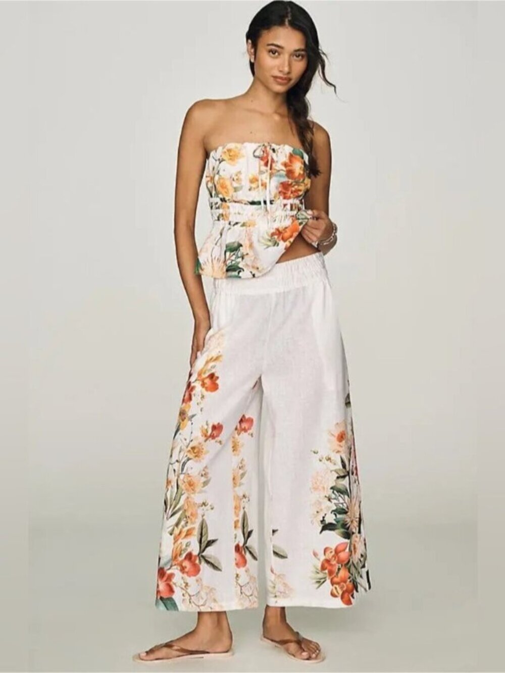 NWT Size M - Somerset Strapless Blouse Linen Cotton (US$ 108)